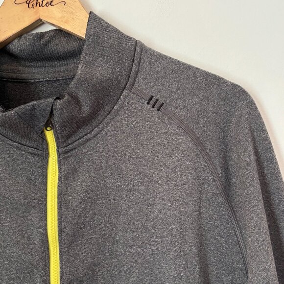 Lululemon Men's Pulse Jacket Full Zip Gray Long Sleeve Pocket Sz XL E113 - Picture 15 of 16